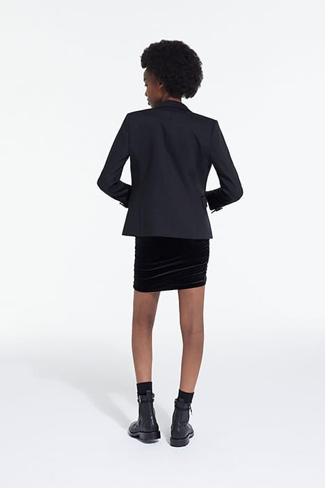 VELVET SUIT JACKET BLACK 4
