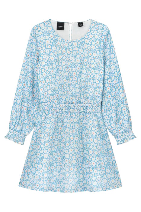 BELLA DRESS ATLAS BLUE 1