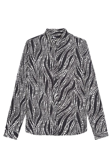 PRINTED SHIRT BLACK WHITE 5