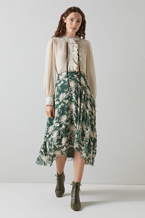SK KRASNER PRINT WRAP GREEN 1