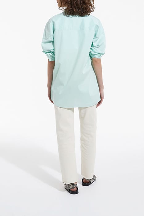 LONG-SLEEVED TURNED-UP SHIRT GREEN 4