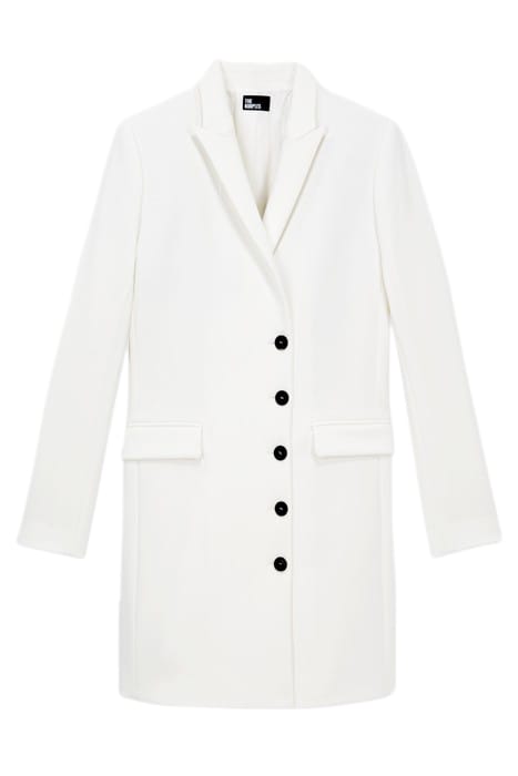 LONG-SLEEVED TAILORED DRESS ECRU 1