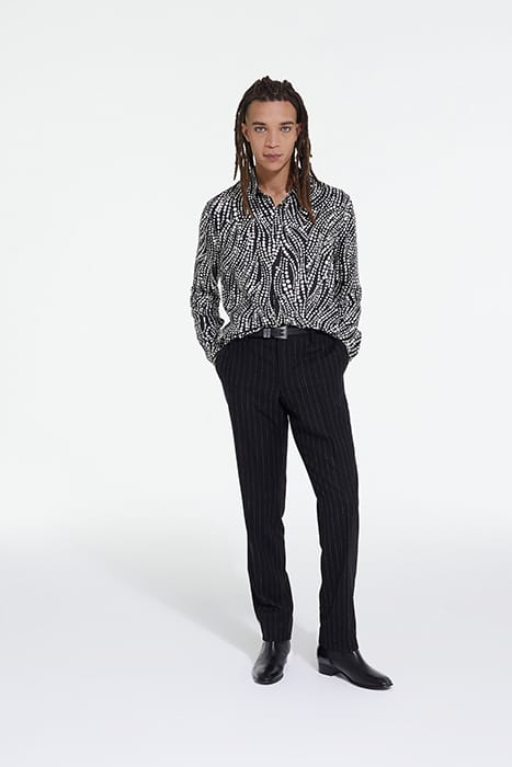 PRINTED SHIRT BLACK WHITE 3