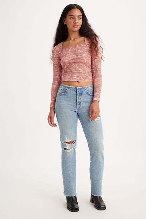 501 STRAIGHT JEANS BLUE 5