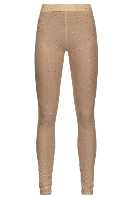 GINSENG 2 LEGGING CHARMEUSE FULL STRASS MATT ALMOND 1