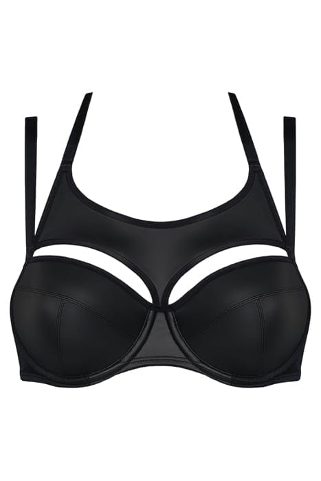 VELOCITY BLACK PLUNGE BALCONY BRA 3