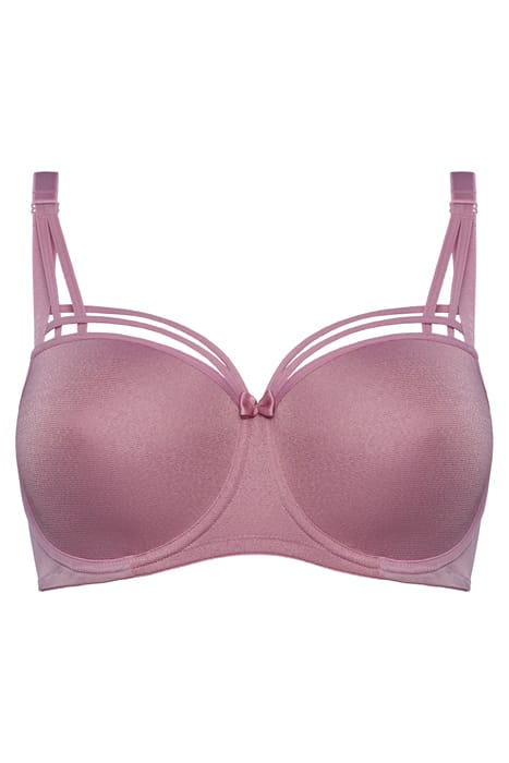 DAME DE PARIS SPARKLING PINK BALCONY BRA 2