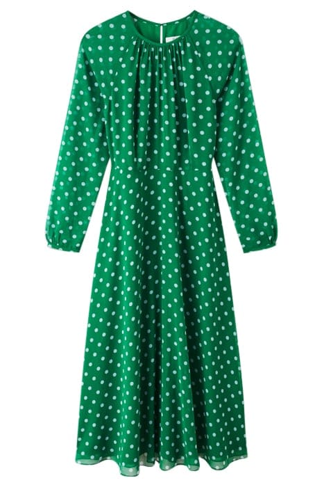 ADDISON - MIDI DRESS GREEN/BLUE 3