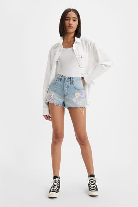 501 SHORT BLUE 1
