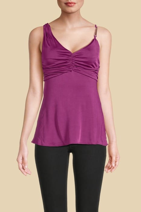 MARCIANO BY GUESS EMILIA KNIT TOP VIOLET FLOWER 1