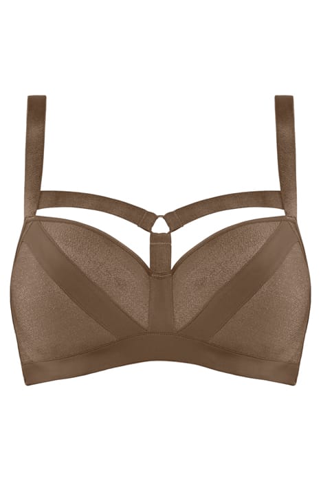 WING POWER SPARKLING GOLD BALCONY BRA 2