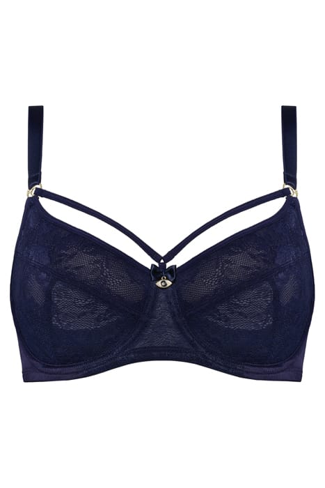 SPACE ODYSSEY EVENING BLUE LACE BALCONY BRA 2