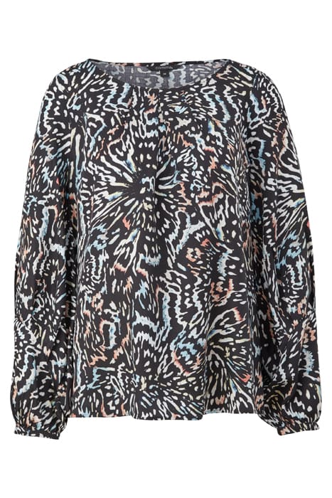 COMMA BLOUSES GREY/BLACK 4