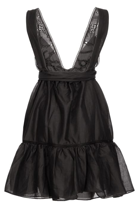 ALLBORG ABITO MUSSOLA RICAMO BLACK 3