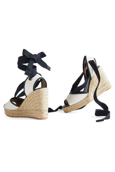 CHIARA TIE ESPADRILLES NAVY/CREAM 3