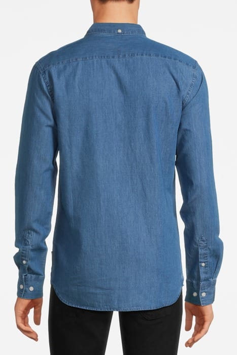 DENIM LS MID WASH 2