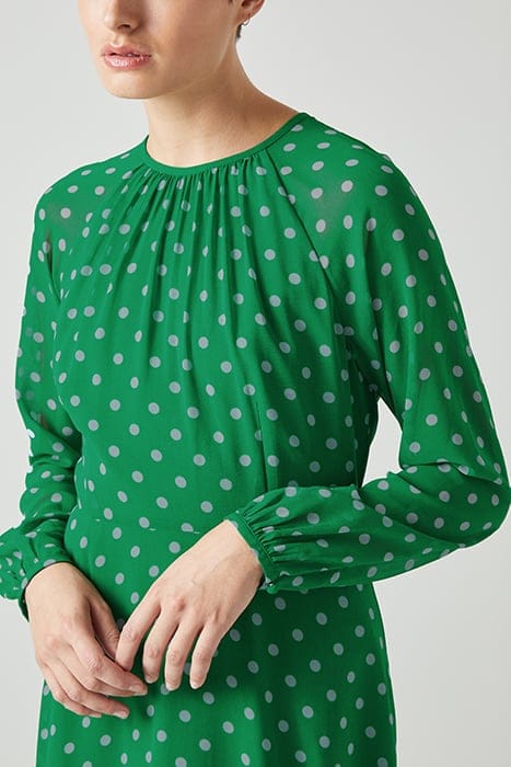 ADDISON - MIDI DRESS GREEN/BLUE 5