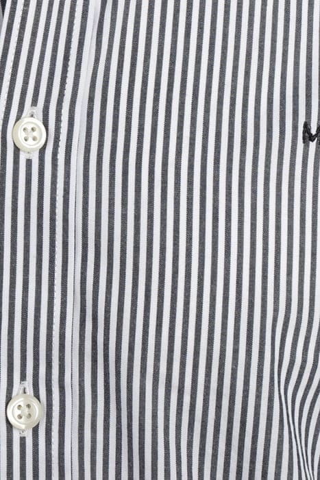 STRIPED POPLIN SHIRT NAVY 5