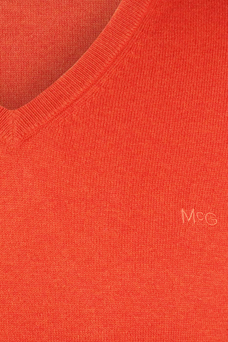 V-NECK SWEATER WINTER ORANGE 3