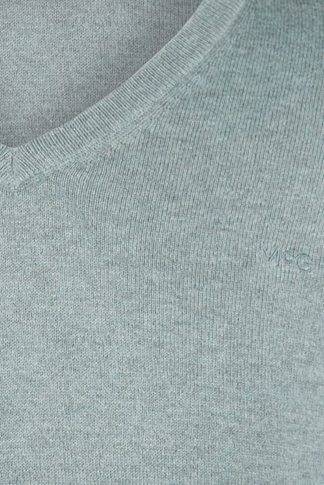 V-NECK SWEATER DARK SAGE 3