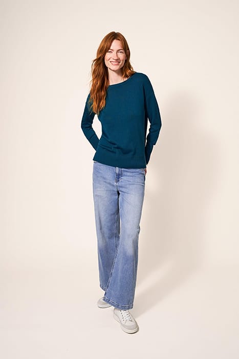 OLIVE JUMPER DARK TEAL 1