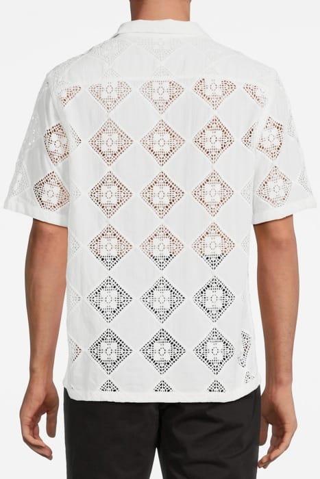 VISTA SS SHIRT OATMEAL WHITE 2