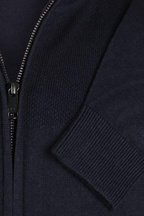ZIP THRU CARDIGAN NAVY 3