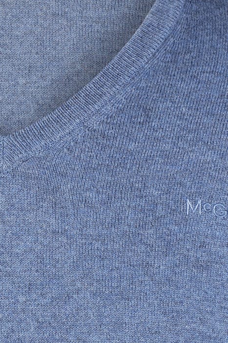 V-NECK SWEATER FADED BLUE 3
