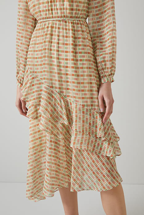 BEA BLOCK MIDI DRESS MULTICOLOR 4