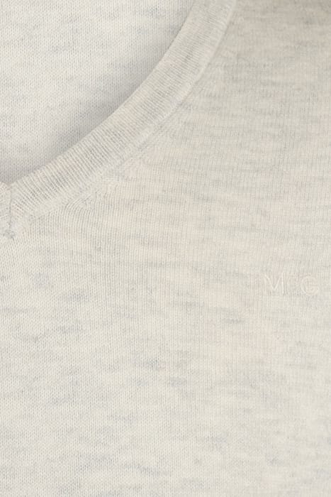 V-NECK SWEATER OFF WHITE 3