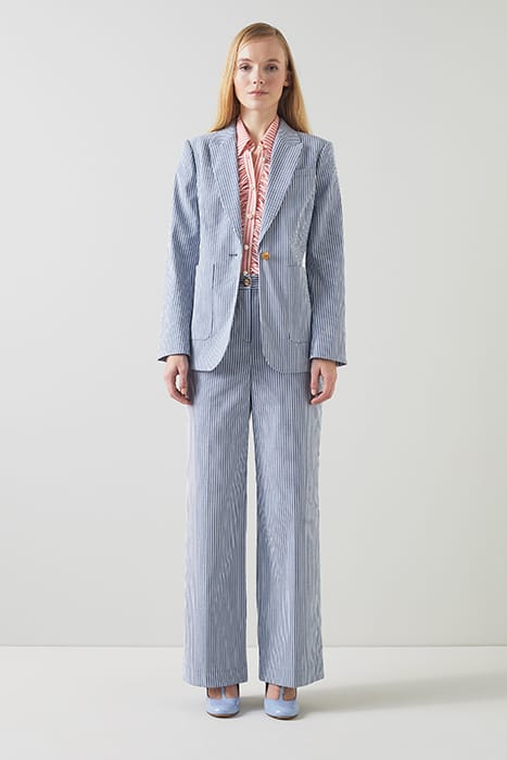 GENE STRIPE BLAZER BLUE/WHITE 1