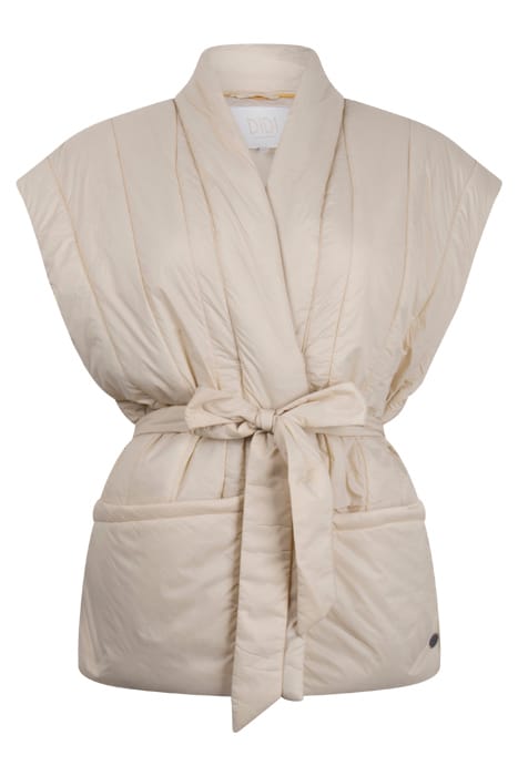 SLEEVELESS KIMONO ROMY OYSTER WHITE 2