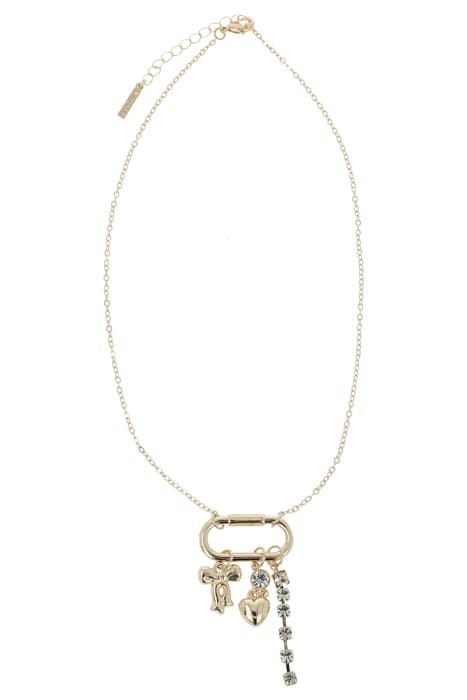 DANGLING CHARMS NECKLACE GOLD 1