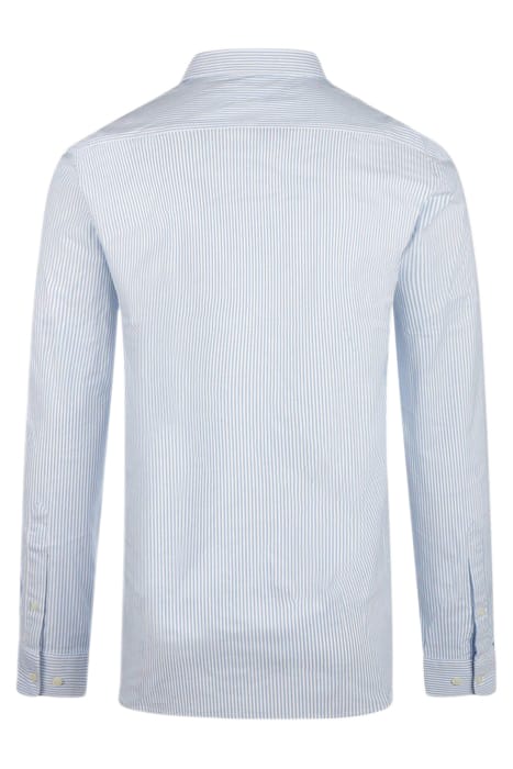 SRETCH OXFORD SHIRT SMALL STRIPE LIGHT BLUE 2