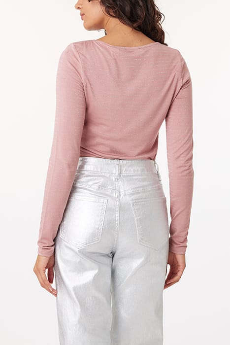 LS KNIT TOP LILAS / SILVER 2