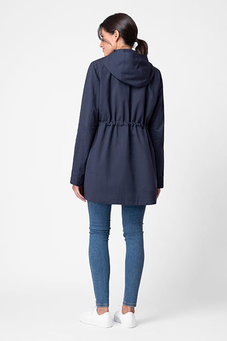 MATERNITY UTILITY JACKET BLUE 3