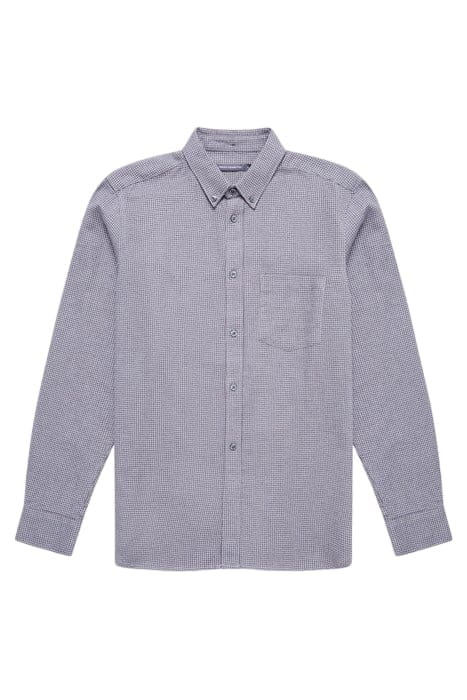 PUPPY TOOTH FLANNEL LS CHARCOAL MEL/LGM 1