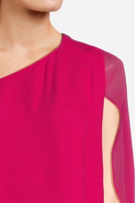 FLEUR SHEER MINI DRESS — PINK 4