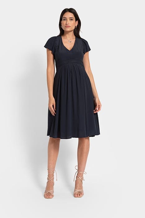 MATERNITY MINI DRESS BLUE 1
