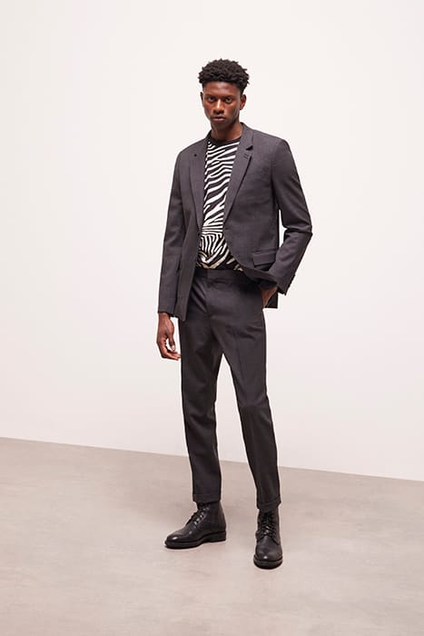 VESTE DE COSTUME FIT BLACK GREY 4