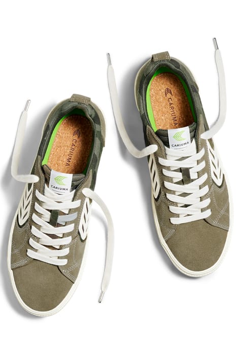 UNISEX CATIBA PRO SKATE BURNT SAND SUEDE CAMOUFLAGE SNEAKER 5