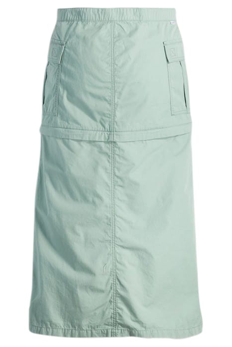 CONVERTIBLE MINI SKIRT GREEN 4
