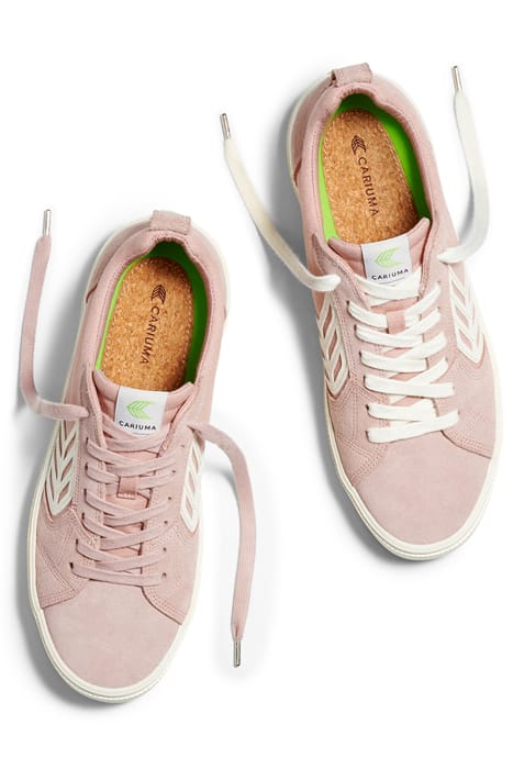 UNISEX CATIBA PRO SKATE ROSE SUEDE AND CANVAS SNEAKER 4