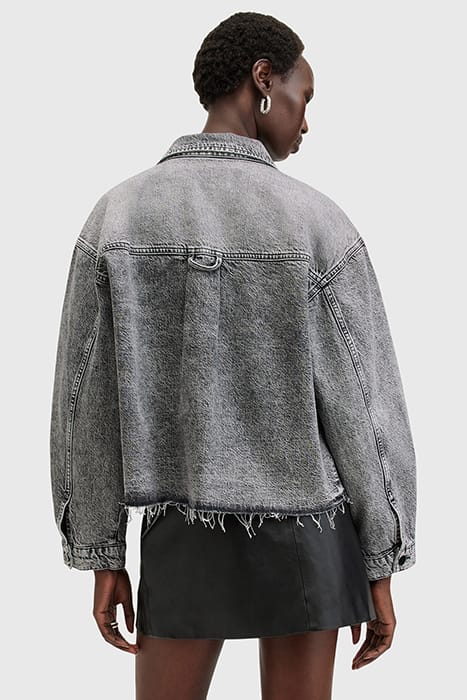 NICKY DENIM SHACKET VINTAGE BLACK 2