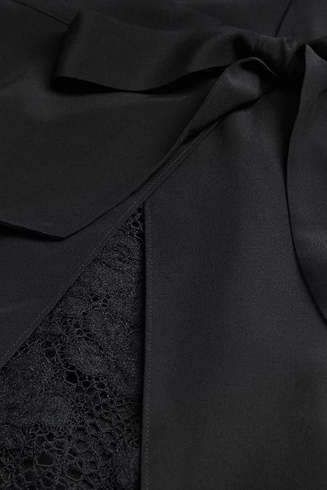 ROBE LONGUE MANCHES LONGUES JUPE DENTELLE BLACK 6