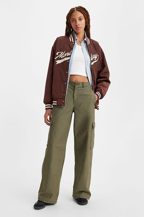 BAGGY CARGO PANT GREEN 1