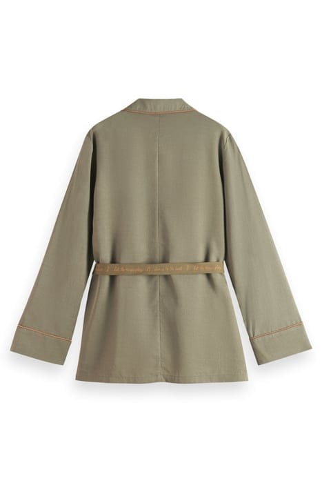 PYJAMA LOOSE FIT BLAZER ARMY GREEN 5