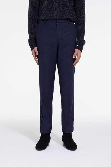 PANTALON COSTUME MOTIF MICRO PIED DE POULE NAVY 1
