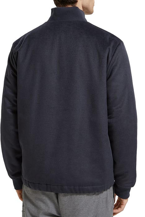REVERSIBLE BOMBER JACKET IN MIXED QUALITIES NIGHT 2