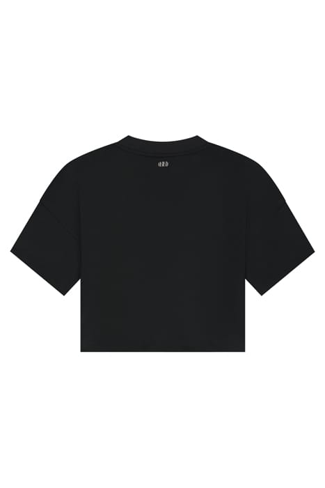 STRASS LOGO T-SHIRT BLACK 3